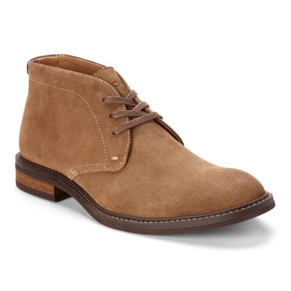 NEW VIONIC men's bowery chase chukka boots in tan